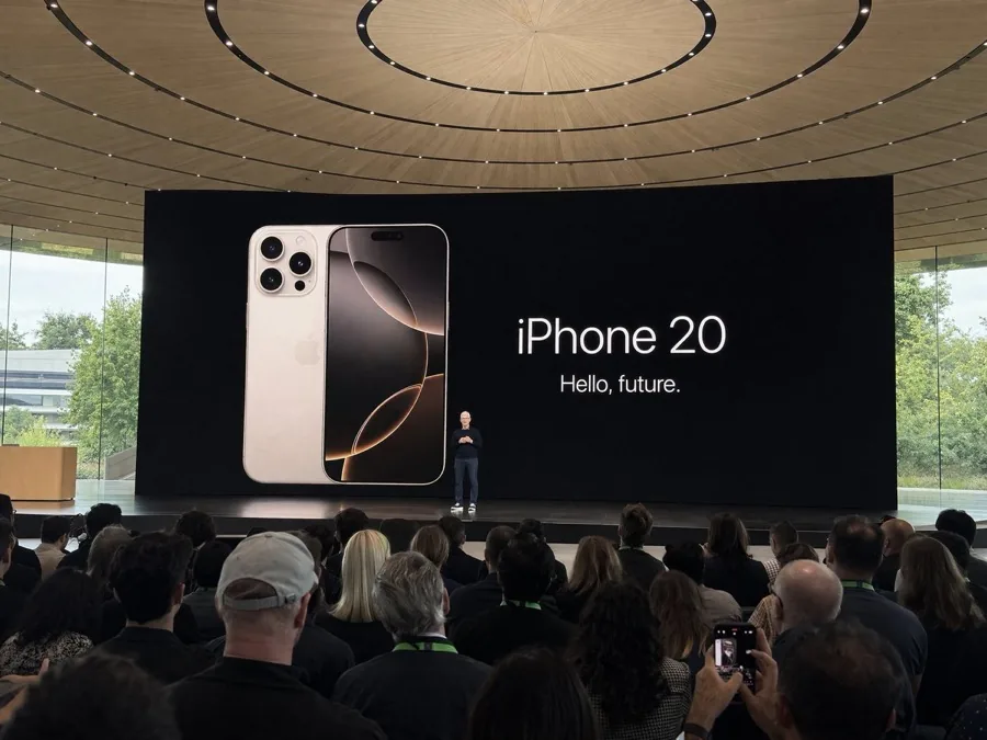 gpt-image-2 生成的截图发布会观众席iPhone快照界面，突出UI与
