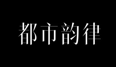 AI生成的"都市韵律"品牌视觉中文标题字效