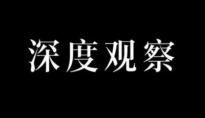 AI生成的"深度观察"字体设计中文标题字效