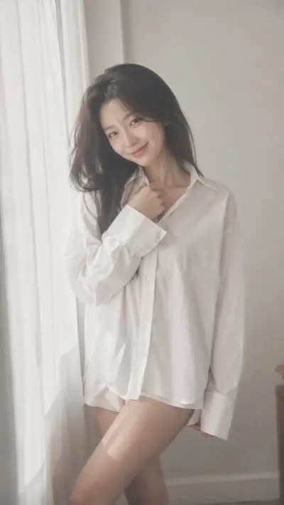 gpt-image-2 生成的摄影柔黑雾感偶像人像，突出人像与摄影效果